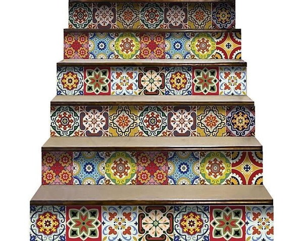 8" X 8" Mediterra Mosaic Peel and Stick Tiles N270-400054