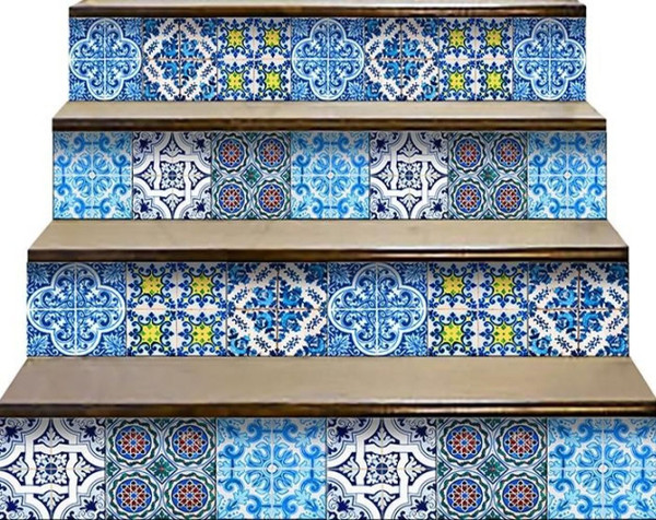 7" X 7" Greta Multi Mosaic Peel and Stick Tiles N270-400318