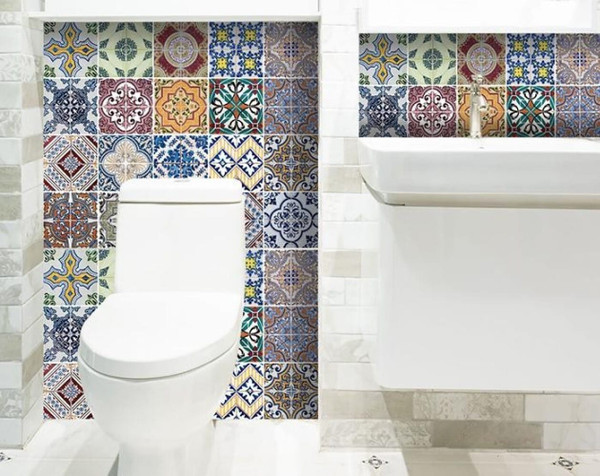 4" X 4" Linna Mutli Mosaic Peel And Stick Tiles N270-400360