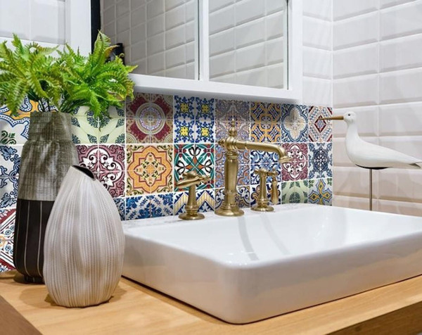4" X 4" Linna Mutli Mosaic Peel And Stick Tiles N270-400360