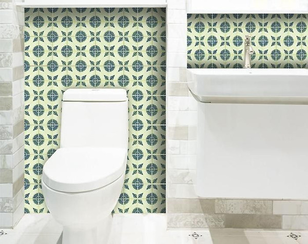 7" X 7" Aegean Orb Removable Peel and Stick Tiles N270-400198