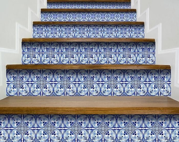 4" X 4" Blue Cloud Peel And Stick Removable Tiles N270-400105
