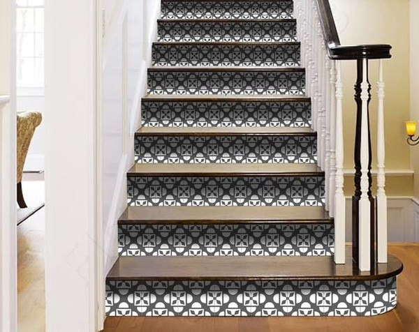 4" X 4" Dark Gray And White Coli Peel And Stick Tiles N270-390698
