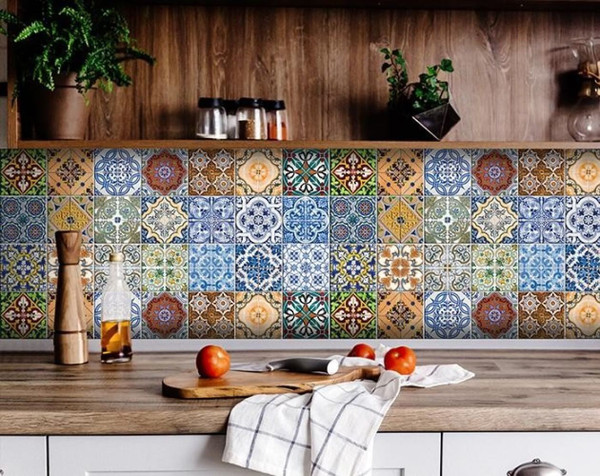 8" X 8" Jessa Mutli Mosaic Peel and Stick Tiles N270-400374