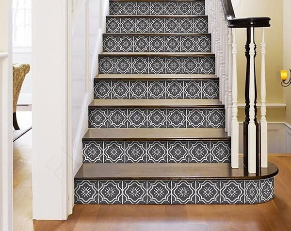 6" X 6" Burst Gray And White Peel And Stick Removable Tiles N270-382903
