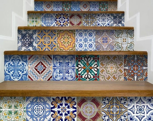 7" X 7" Kyla Mutli Mosaic Peel and Stick Tiles N270-400378