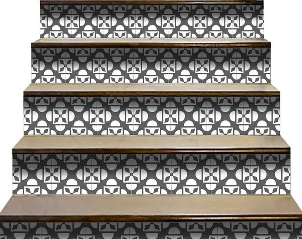 8" X 8" Dark Gray And White Coli Peel And Stick Tiles N270-390702