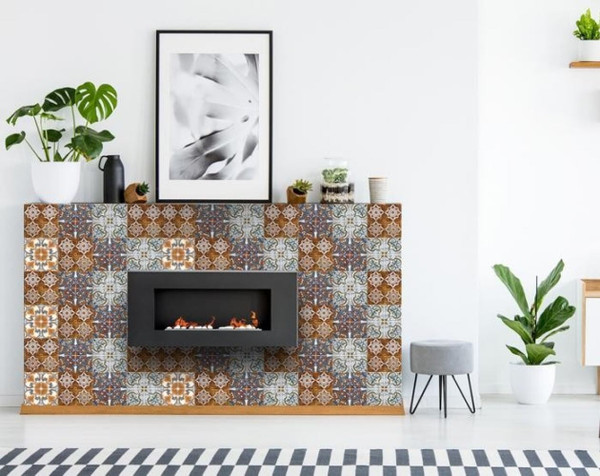 5" X 5" Rustico Linda Removable Peel and Stick Tiles N270-400276