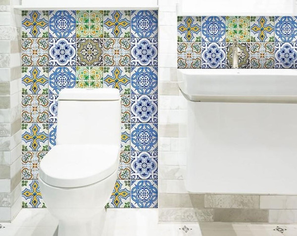 8" X 8" Cana Multi Mosaic Peel and Stick Tiles N270-400324