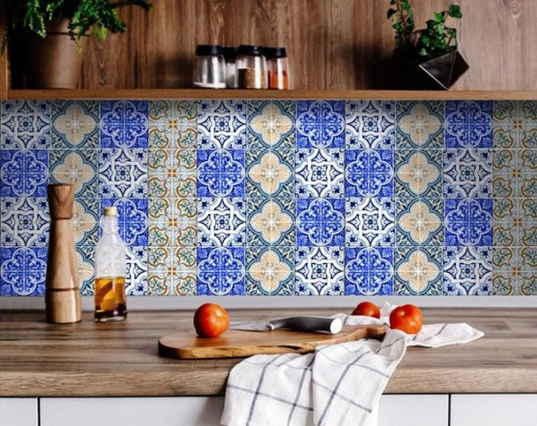 6" X 6" Bella Mix Mosaic Removable Peel and Stick Tiles N270-400252