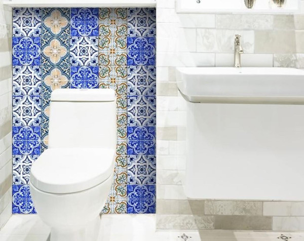 6" X 6" Bella Mix Mosaic Removable Peel and Stick Tiles N270-400252