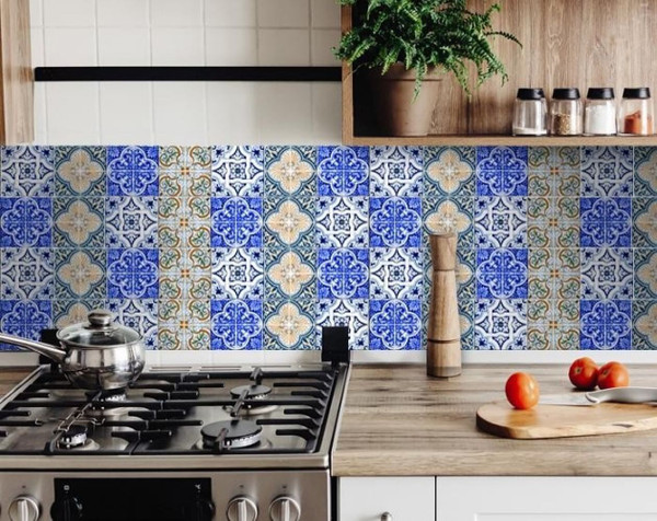 6" X 6" Bella Mix Mosaic Removable Peel and Stick Tiles N270-400252