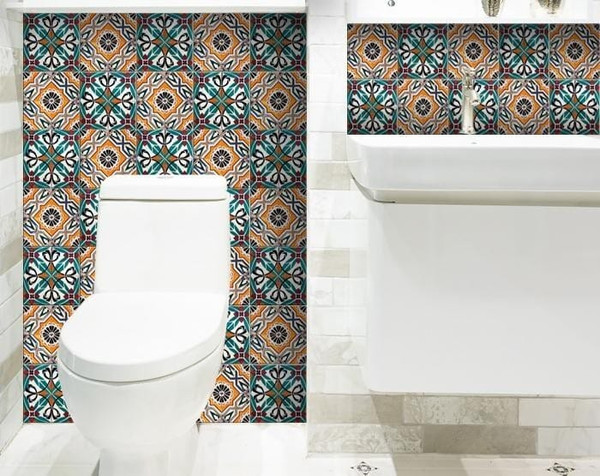 6" X 6" Terra Agra Peel And Stick Removable Tiles N270-400097
