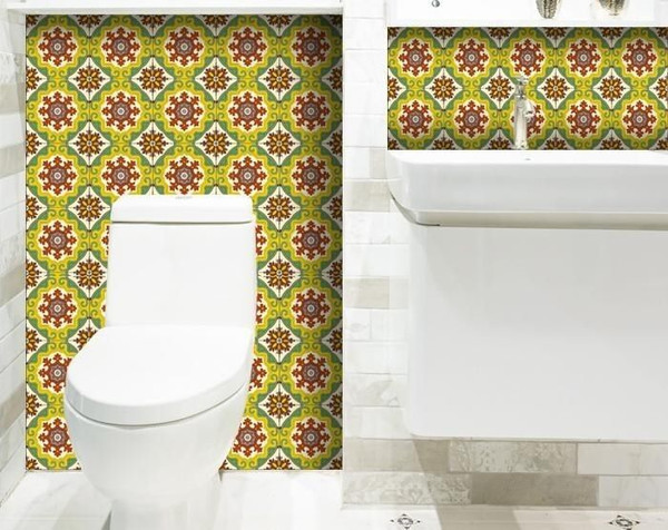 7" X 7" Fortuna Peel and Stick Removable Tiles N270-400008