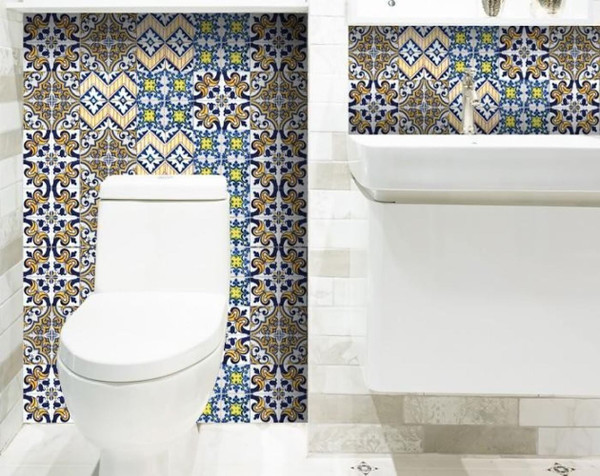 7" X 7" Addison Multi Mosaic Peel and Stick Tiles N270-400263