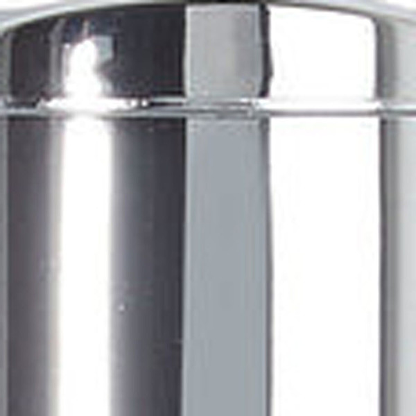 Silver Heavy Duty Plastic Three Chamber Wall Mount Soap Dispenser N270-571492
