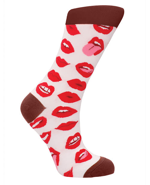 Shots Sexy Socks Lip Love - Female X615-SHTSOCK001-1