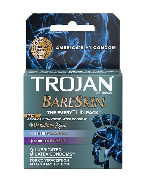Trojan BareSkin EveryTHIN Condoms - Variety Pack of 3 X615-PM015-77
