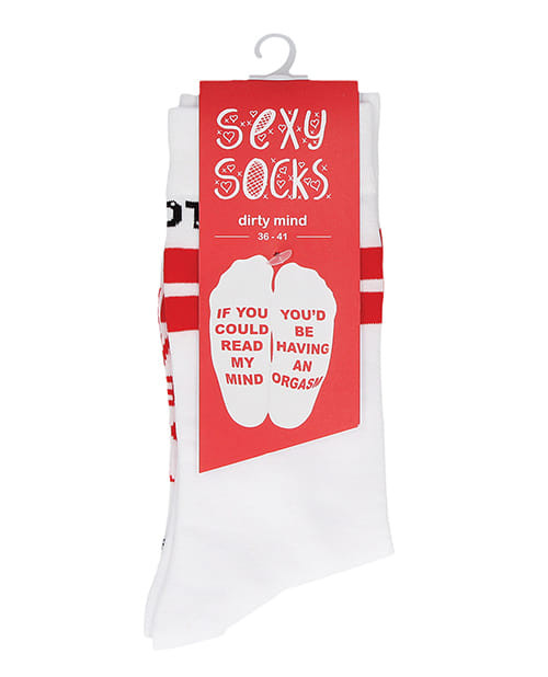 Shots Sexy Socks Dirty Mind - Female X615-SHTSOCK006-1