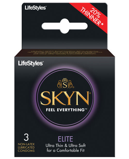 Lifestyles SKYN Elite Ultra Thin Condoms - Pack of 3 X615-7627-18EA