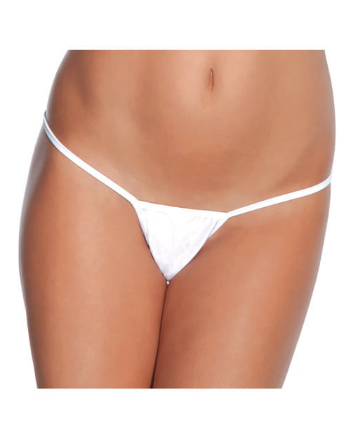 Low Rise Lycra G-String White XL X615-C0100-WH-X0