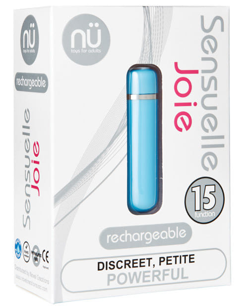 Nu Sensuelle Joie Bullet 15 Function - Blue X615-NOBT-W52BL