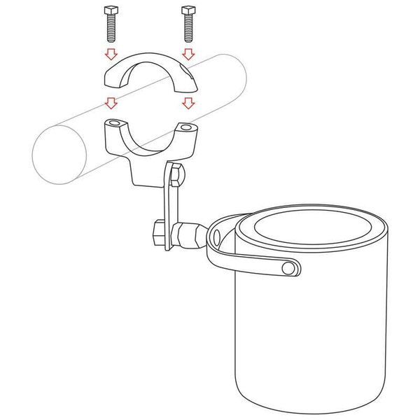 Ss motorcycle cup holder S508-GFCUPHSS