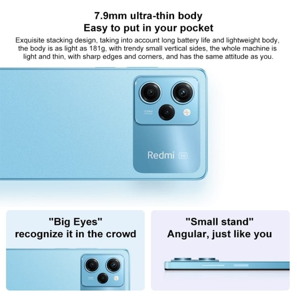 Xiaomi Redmi Note 12 Pro Speed 5G, 108MP Camera, 8GB+256GB, Triple Back Cameras, 5000mAh Battery, 6 D783-MPH9372B