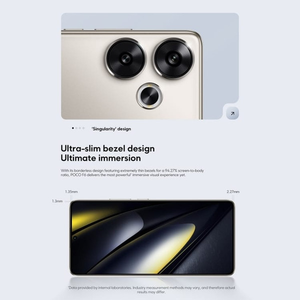 [HK Warehouse] Xiaomi POCO F6 Global, 12GB+512GB, In-screen Fingerprint, 6.67 inch Xiaomi HyperOS S D783-MPH2981B
