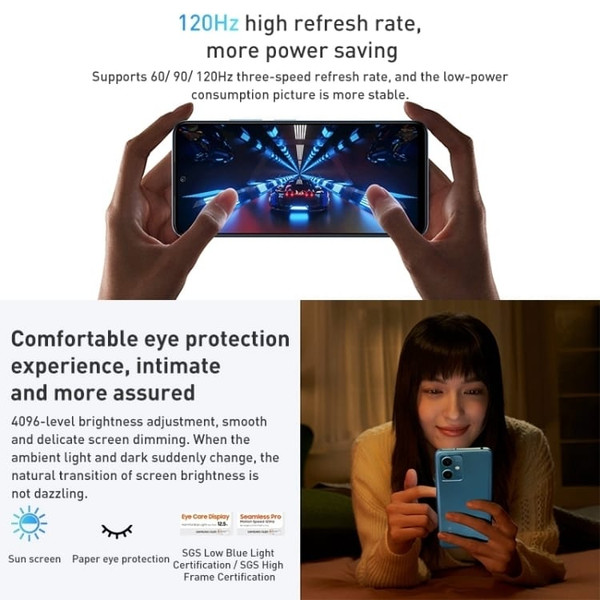 Xiaomi Redmi Note 12 5G, 48MP Camera, 8GB+128GB, Dual Back Cameras, 5000mAh Battery, Side Fingerpri D783-MPH2335L