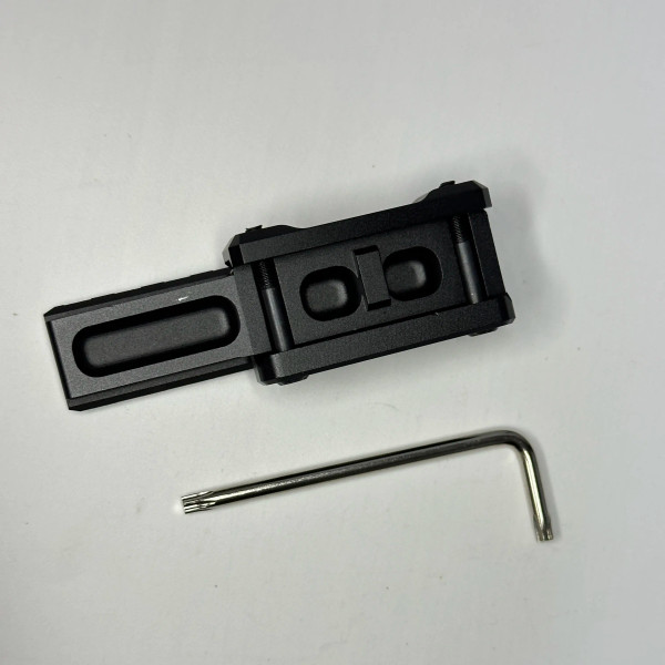 Color: Blue - Airsoft PTS CNC UN Machined 6000 Series Aluminium UNT1 T2 Tactical Fast Micro Riser 5 F640-12000038052081642