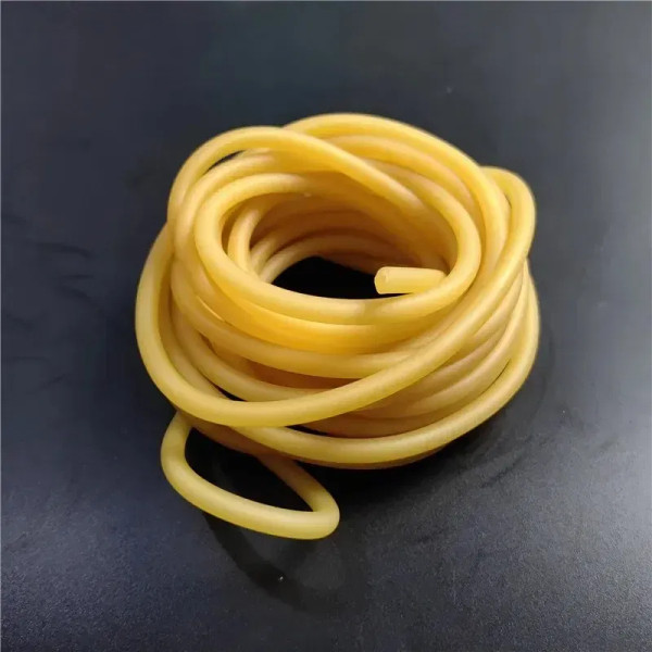 Color: Black - Plain Colour Latex Slingshot Rubber Tube Hunting And Shooting High Elastic Accessori F640-12000038657534770