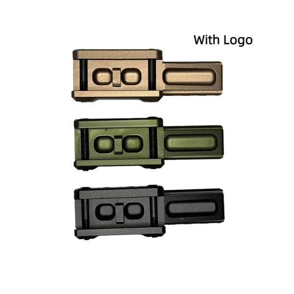 Color: Black - Airsoft PTS CNC UN Machined 6000 Series Aluminium UNT1 T2 Tactical Fast Micro Riser  F640-12000038052081641