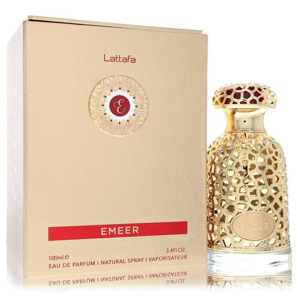Lattafa Emeer by Lattafa Eau De Parfum Spray (Unisex) 3.4 oz (Men) V728-564960