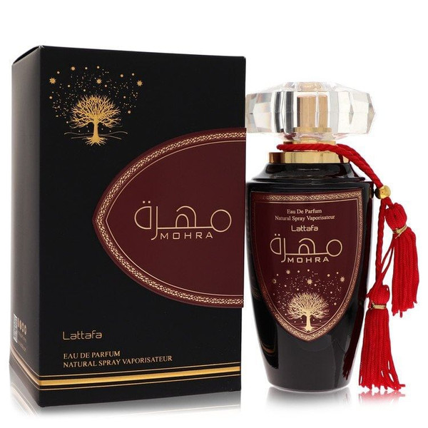 Lattafa Mohra by Lattafa Eau De Parfum Spray (Unisex) 3.4 oz (Men) V728-566876