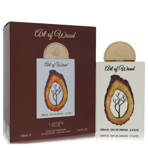 Lattafa Pride Art of Wood by Lattafa Eau De Parfum Spray (Unisex) 3.4 oz (Men) V728-568296