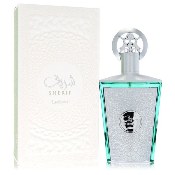 Lattafa Sherif by Lattafa Eau De Parfum Spray (Unisex) 3.4 oz (Men) V728-568706