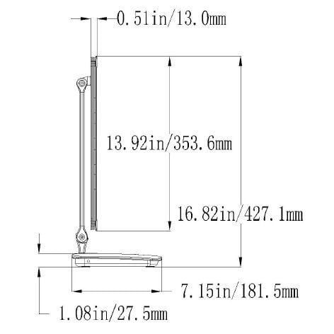 LED Table Lamp Dimmable Touch Switch Folding Desk Lamp Q280-LEDDL3499