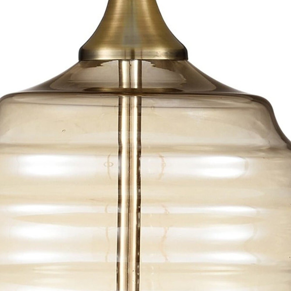 23" Off-White Metal Bedside Table Lamp With Off-White Shade N270-468787