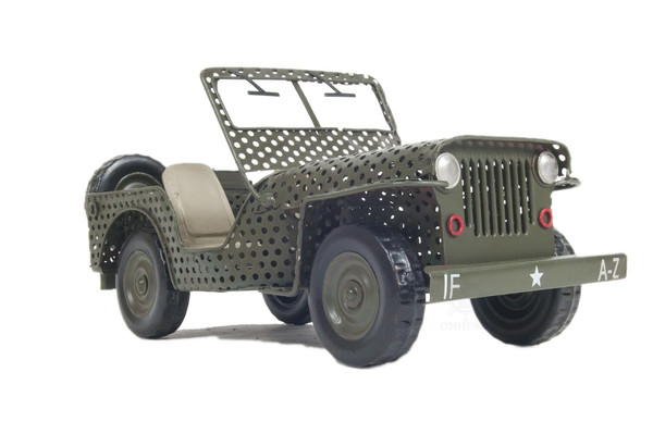c1945 Willys CJ-2A Overland Jeep Sculpture N270-401160