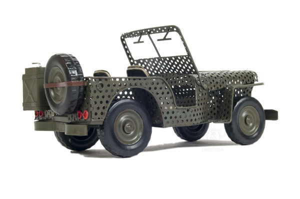c1945 Willys CJ-2A Overland Jeep Sculpture N270-401160