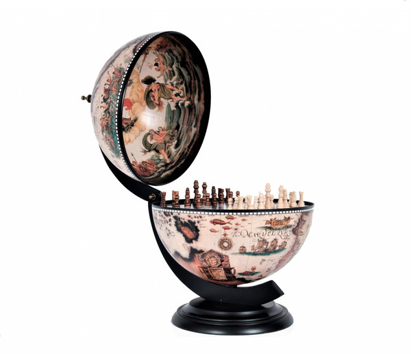 13" X 13" X 20" White Globe 13 Inches With Chess Holder N270-364356