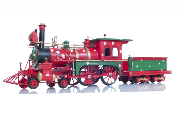 Handmade Tin Christmas Train Model N270-364190