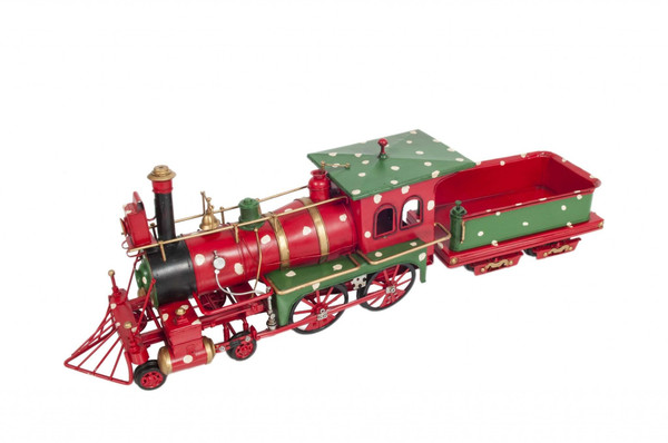 Handmade Tin Christmas Train Model N270-364190
