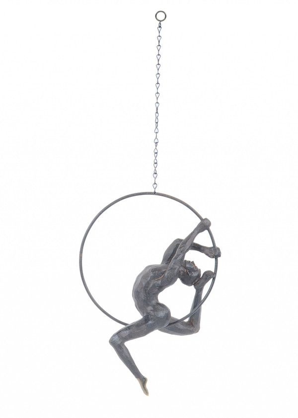 Athletic Man Hanging Ring Sculpture N270-364258