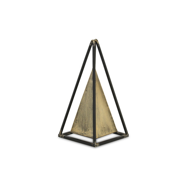 Narrow Metal Triangular Decorative Sculpture N270-399635