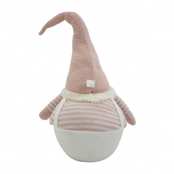 White and Pink Stripe Chubby Gnome N270-399337