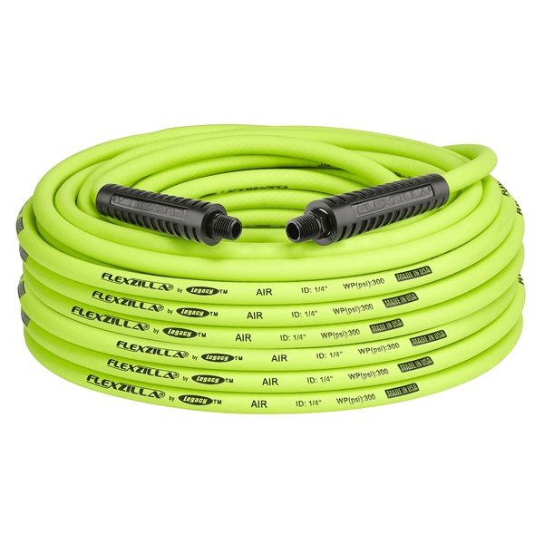 Legacy Manufacturing 1/4 in. x 100 ft. Air Hose with 1/4 in. T398-LEGHFZ14100YW2