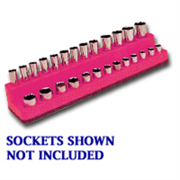 Mechanic's Time Savers 1/4 in. Drive Magnetic Hot Pink 4 to 14 mm Socket T398-MTS722