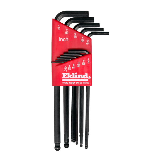 Eklind Tool Company HEX KEY SET 11 PC BALL END SAE LNG .050-5/16IN T398-EKL13211